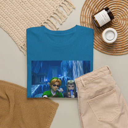 Stoner Link and Zelda Chillin' in Zora's Domain