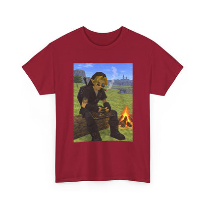 Dark Link Rolling Blunts By The Campfire