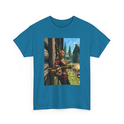 Khajiit Smoking Fat Blunt Tee