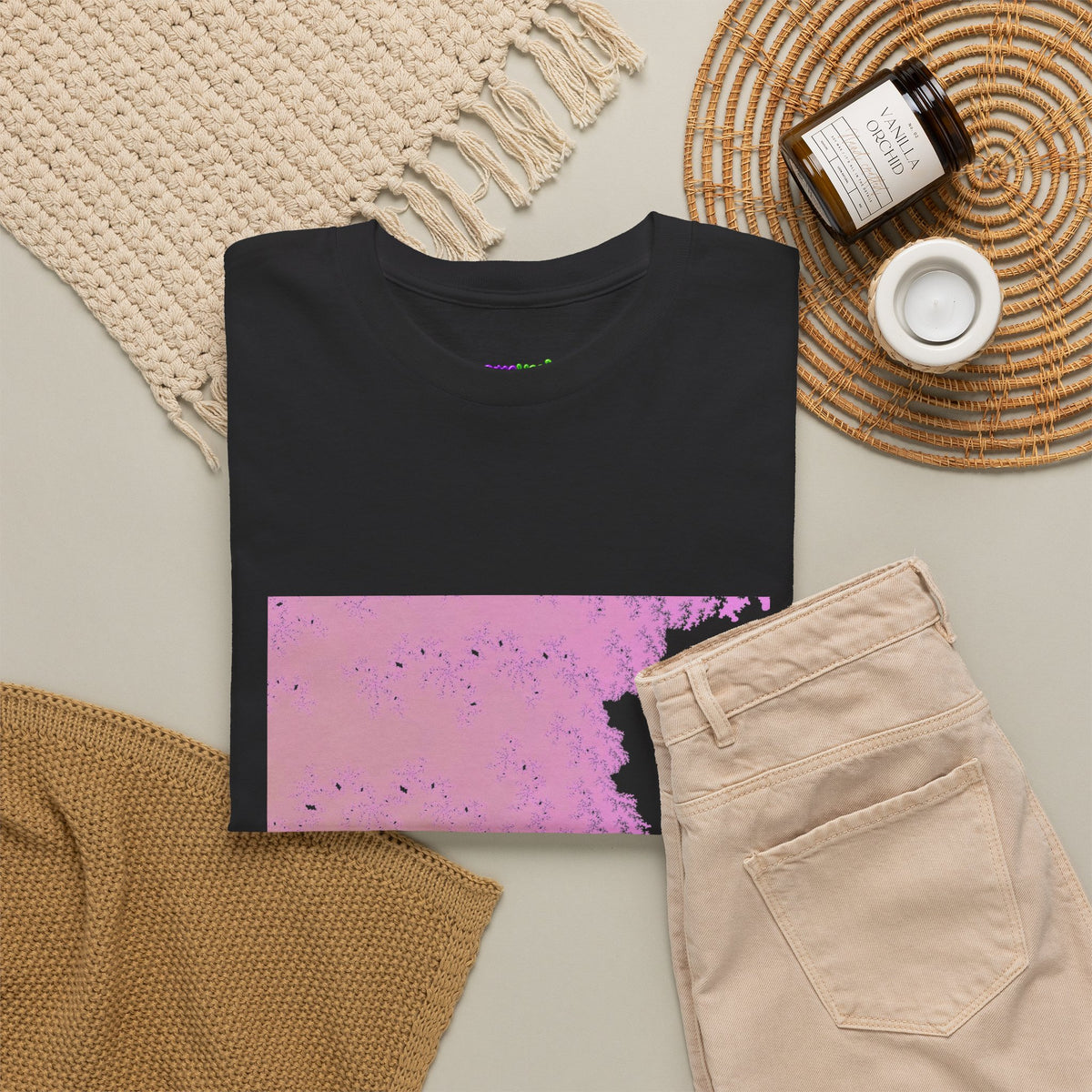 Infinity Loop With Cannabis Leaves Tee