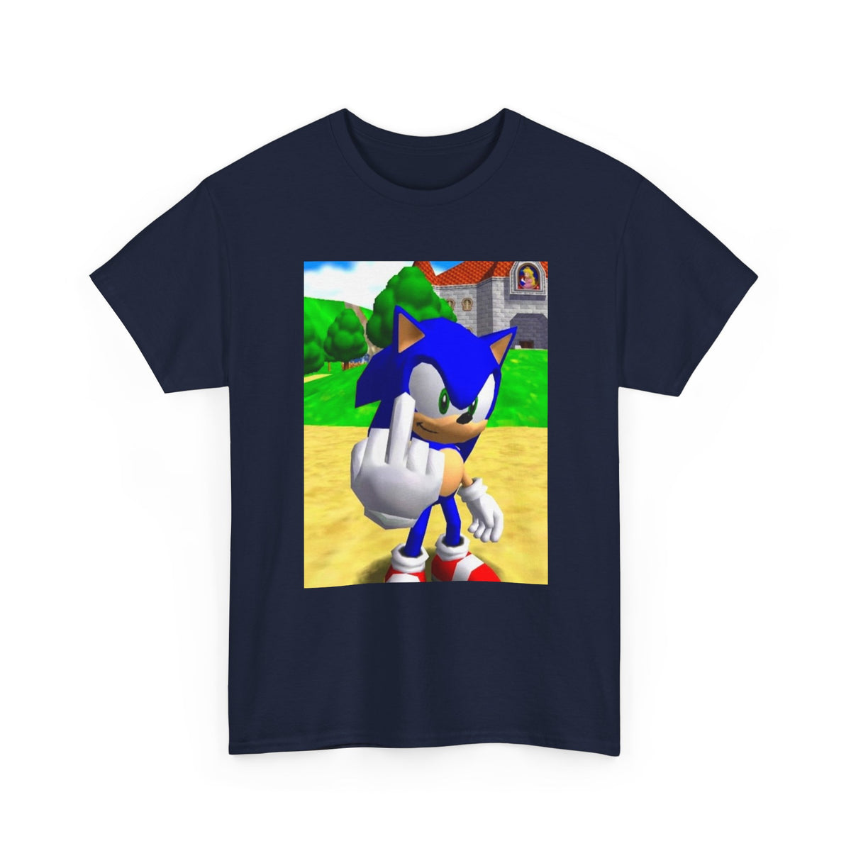 Sonic Flipping The Bird Tee