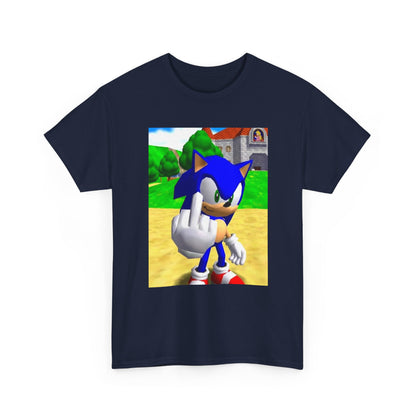 Sonic Flipping The Bird Tee