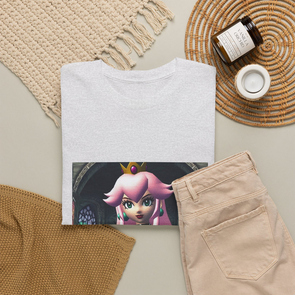 Goth Princess Peach In The Castle Tee