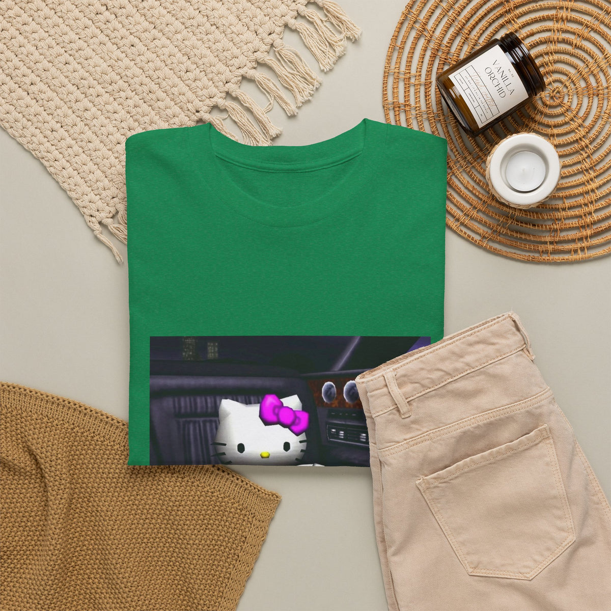Kitty Pouring Purple Drank In Car Tee