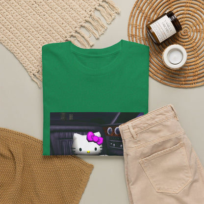Kitty Pouring Purple Drank In Car Tee
