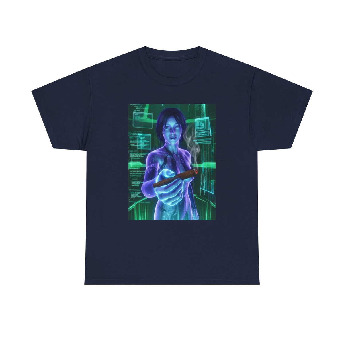 Hologram Goddess Offering You A Blunt