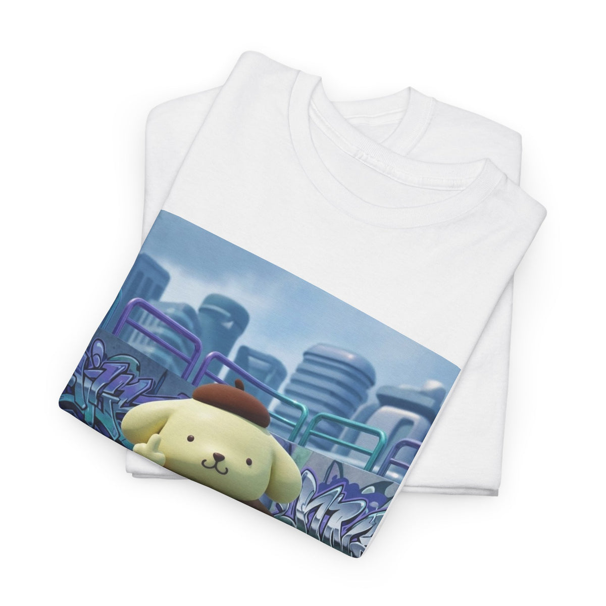 Pompompurin Flipping Off On Skateboard