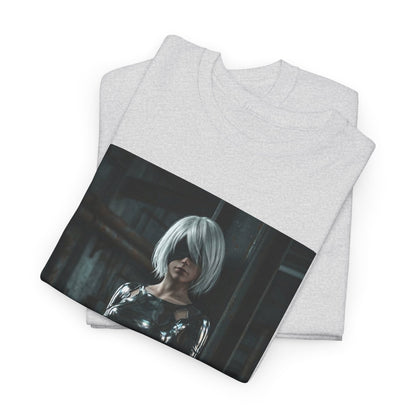 Chrome 2B Leaning In Industrial Scene