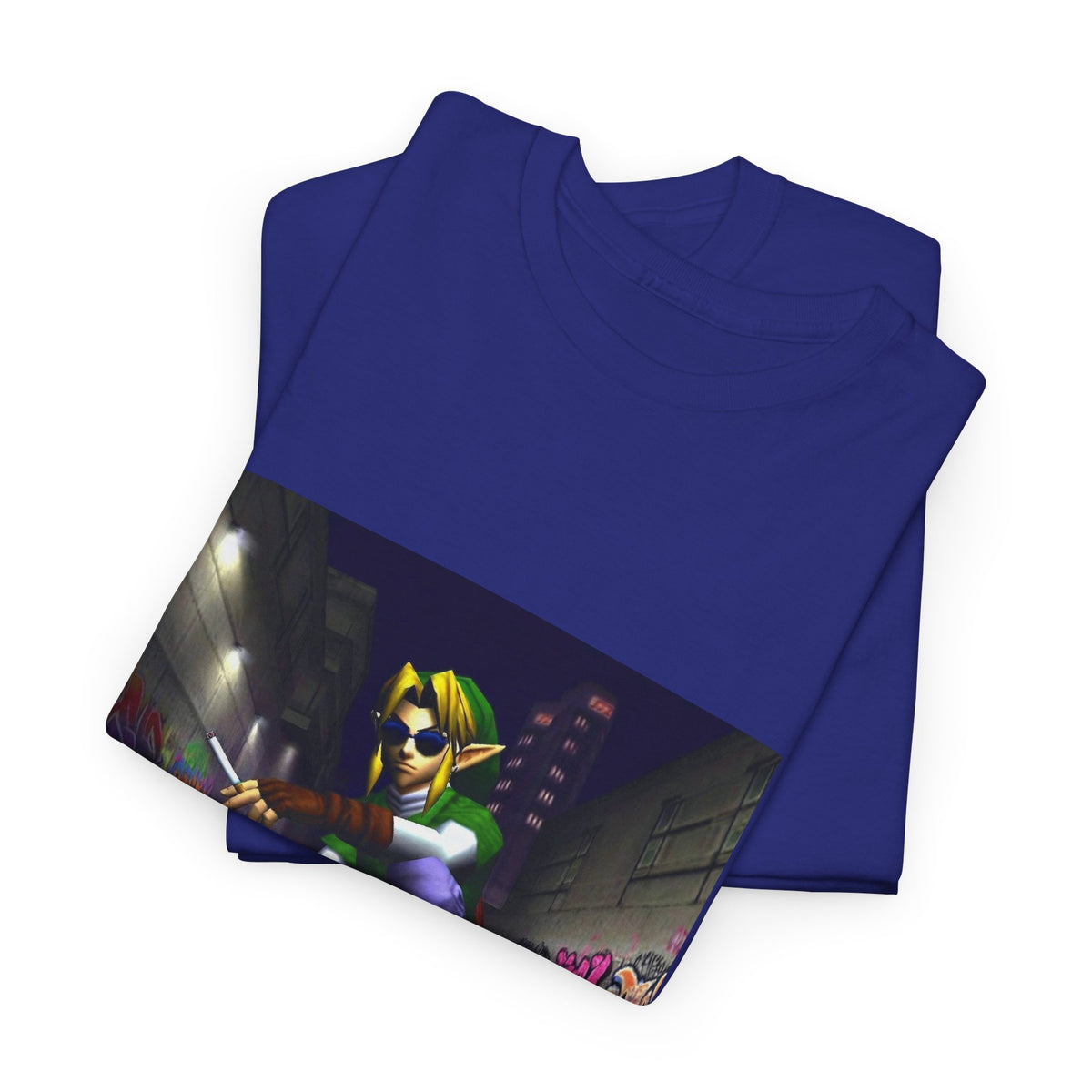 Link Skater Smoking In Alley Tee