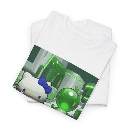 Kitty And Green Buddy Flipping The Bird