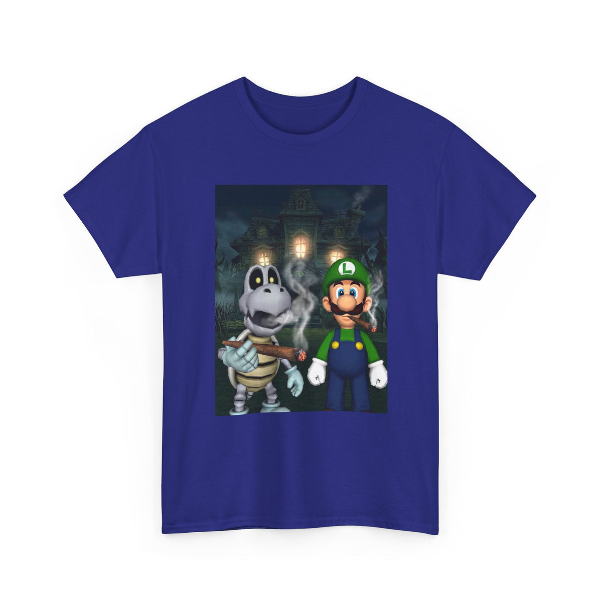 Luigi And Dry Bones Spooky Smoke Session Tee