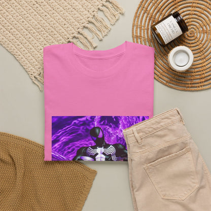 Symbiote Spider-Man Chilling with Lean Tee