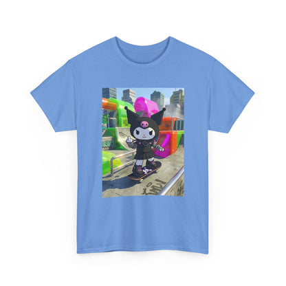 Skater Kuromi Giving The Finger Tee