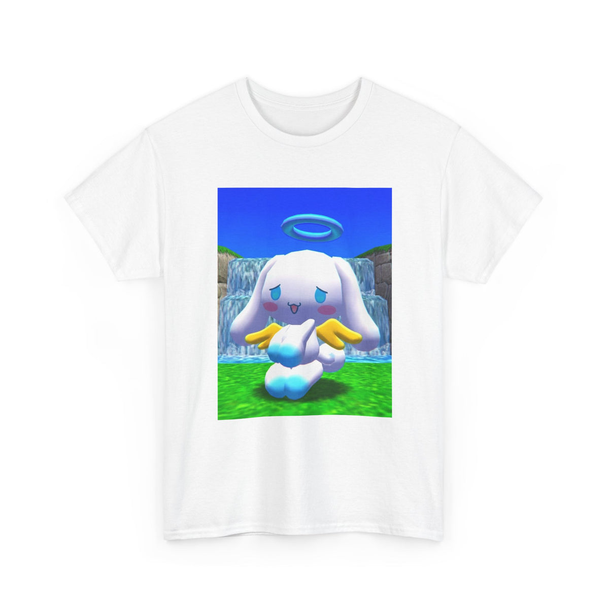 Angel Cinnamoroll Kneeling By Waterfall Tee