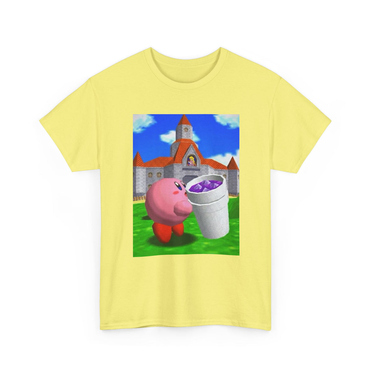 Kirby Sipping Lean At Mushroom Kingdom