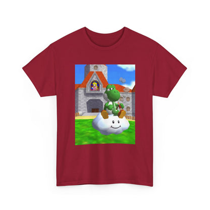 Yoshi Chilling On A Cloud With A Bong