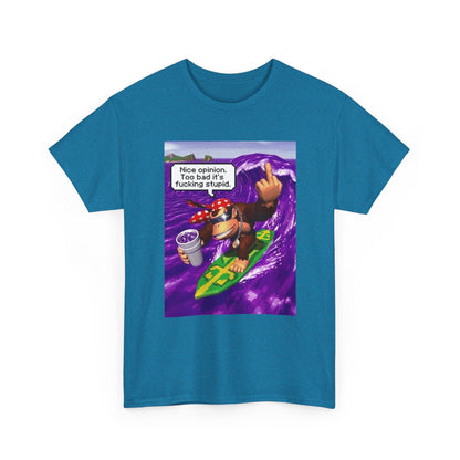 Donkey Kong Surfing Purple Wave Middle Finger