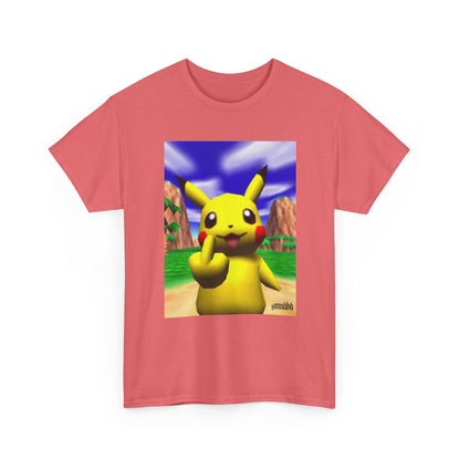 Pikachu Giving The Finger On An N64 Island