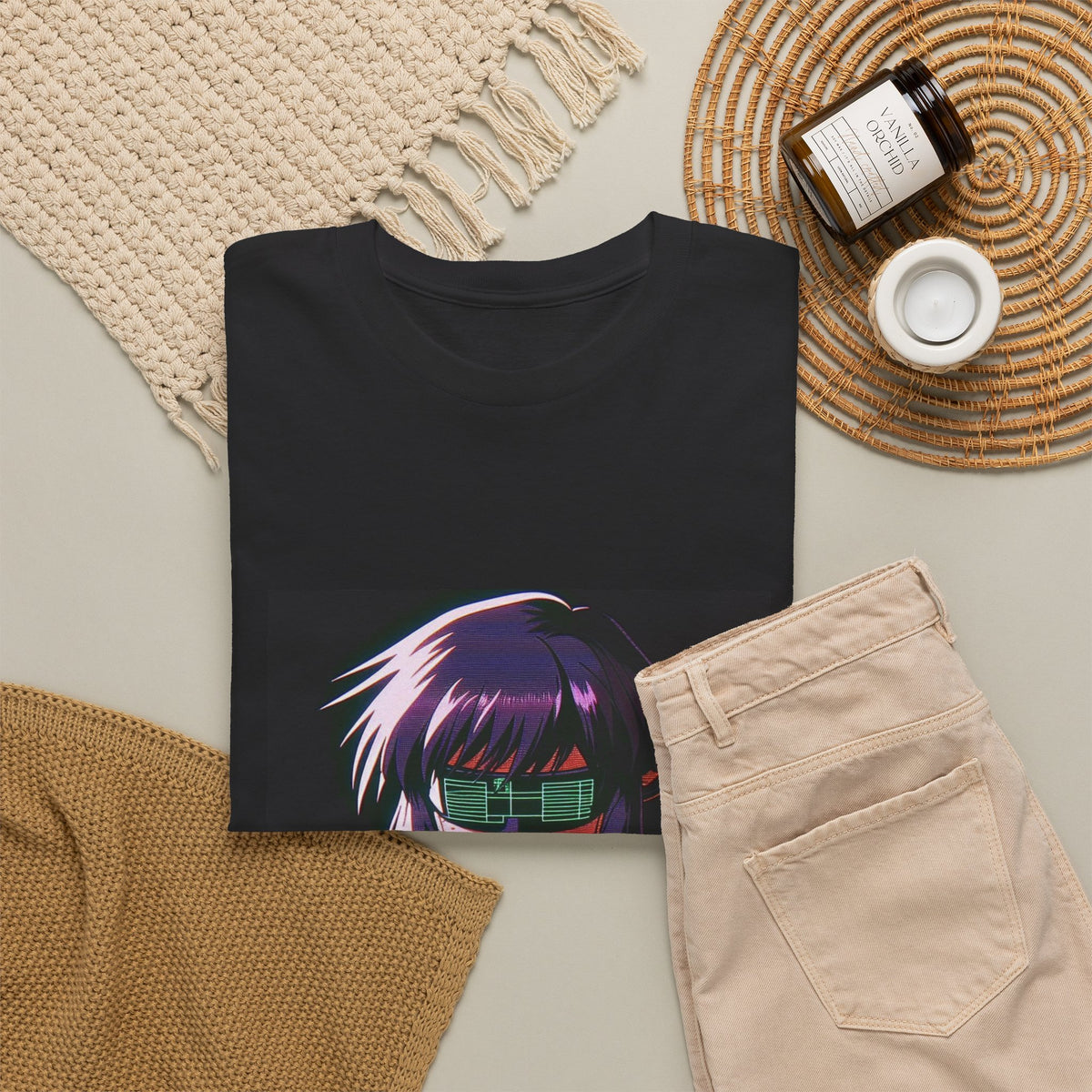 Major Kusanagi In Retro Cyberpunk Visor