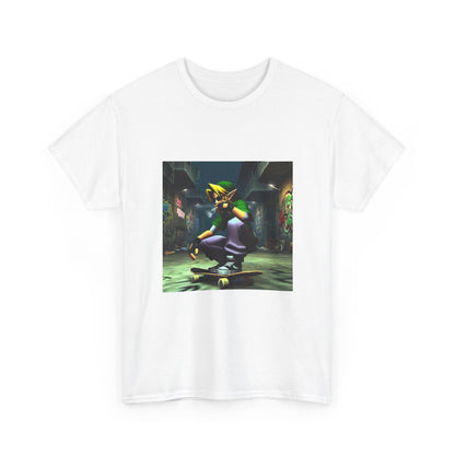 Street Link Smoking On Skateboard Tee