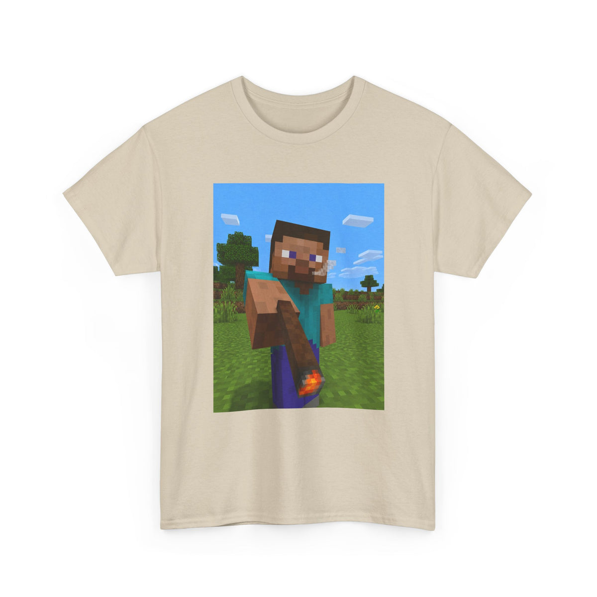 Steve Offering A Lit Blunt Tee