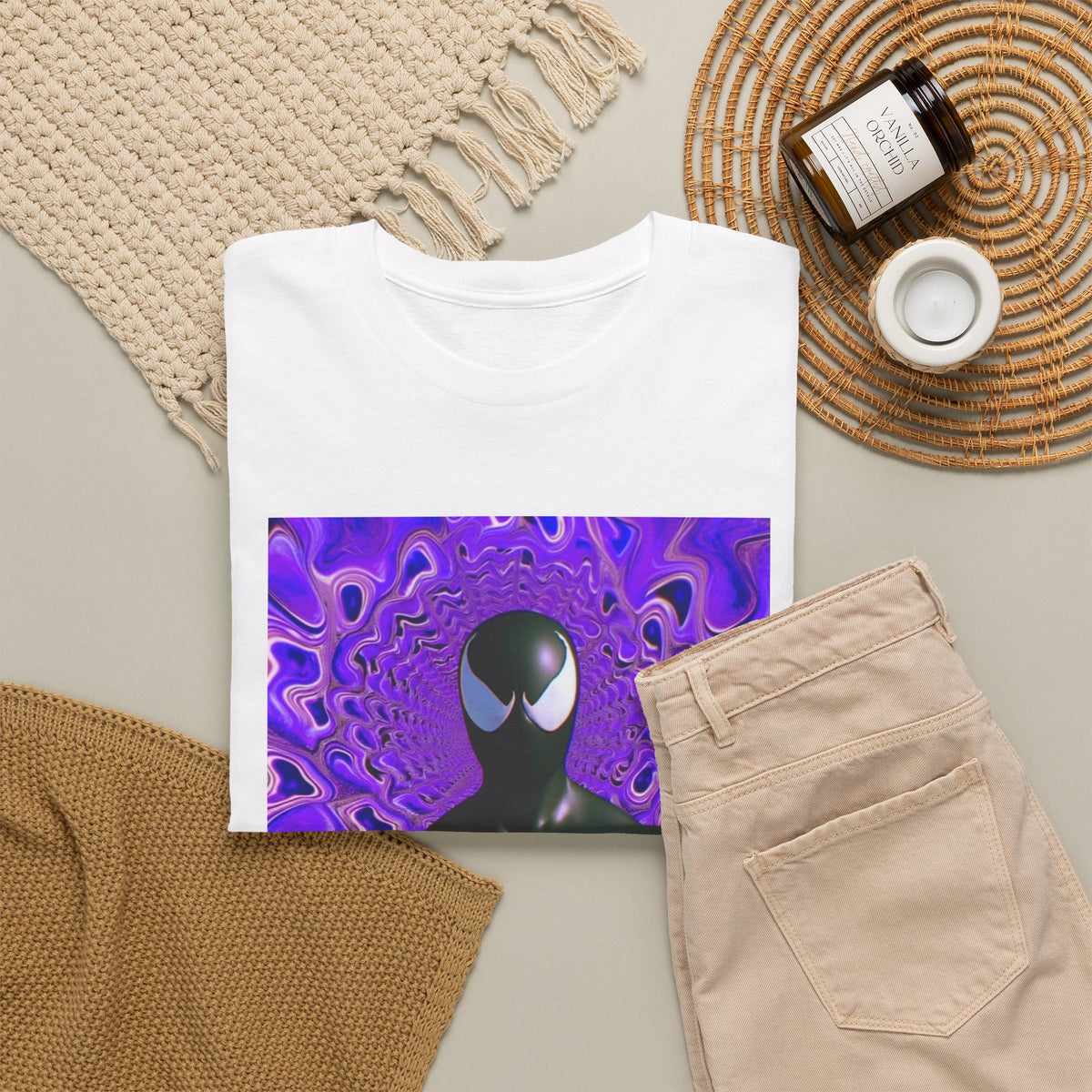 Venom Spider-Man Holding Purple Double Cup