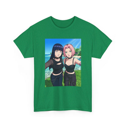 Goth Hinata and Sakura Beach Selfie