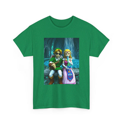 Link And Zelda Hitting The Stash
