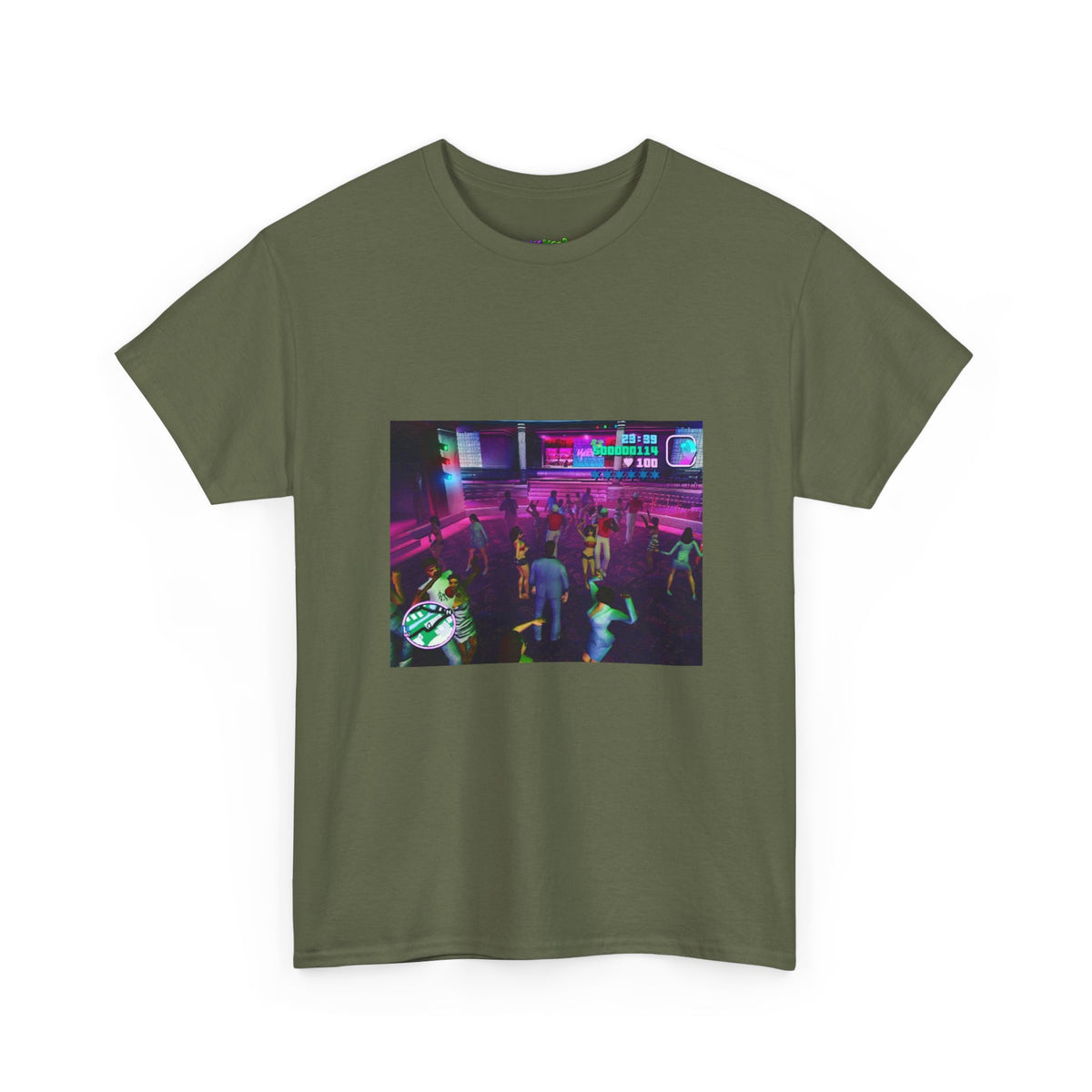 Neon Ember Flow Graphic Tee
