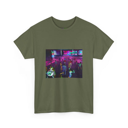Neon Ember Flow Graphic Tee