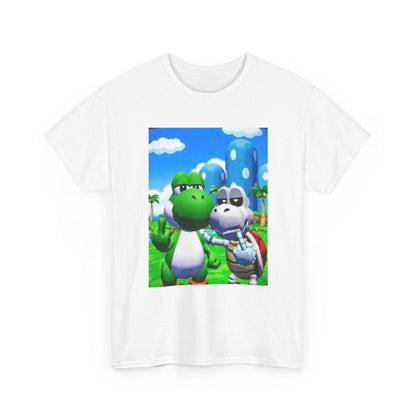 Yoshi And Dry Bones Flipping Off Tee (Design 7)