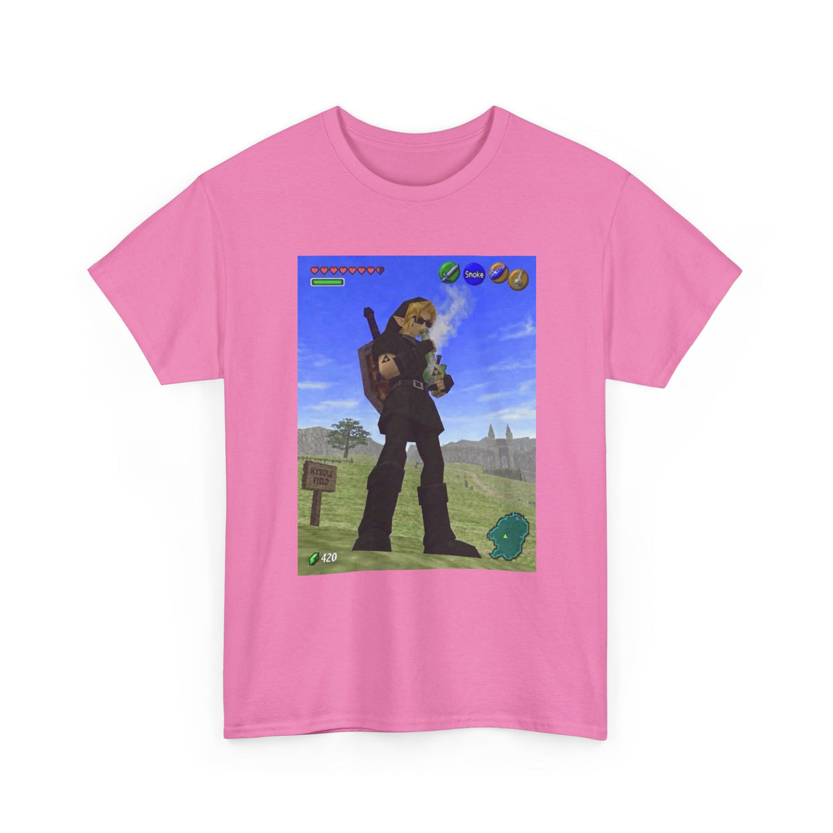 Dark Link Hitting The Bong Tee
