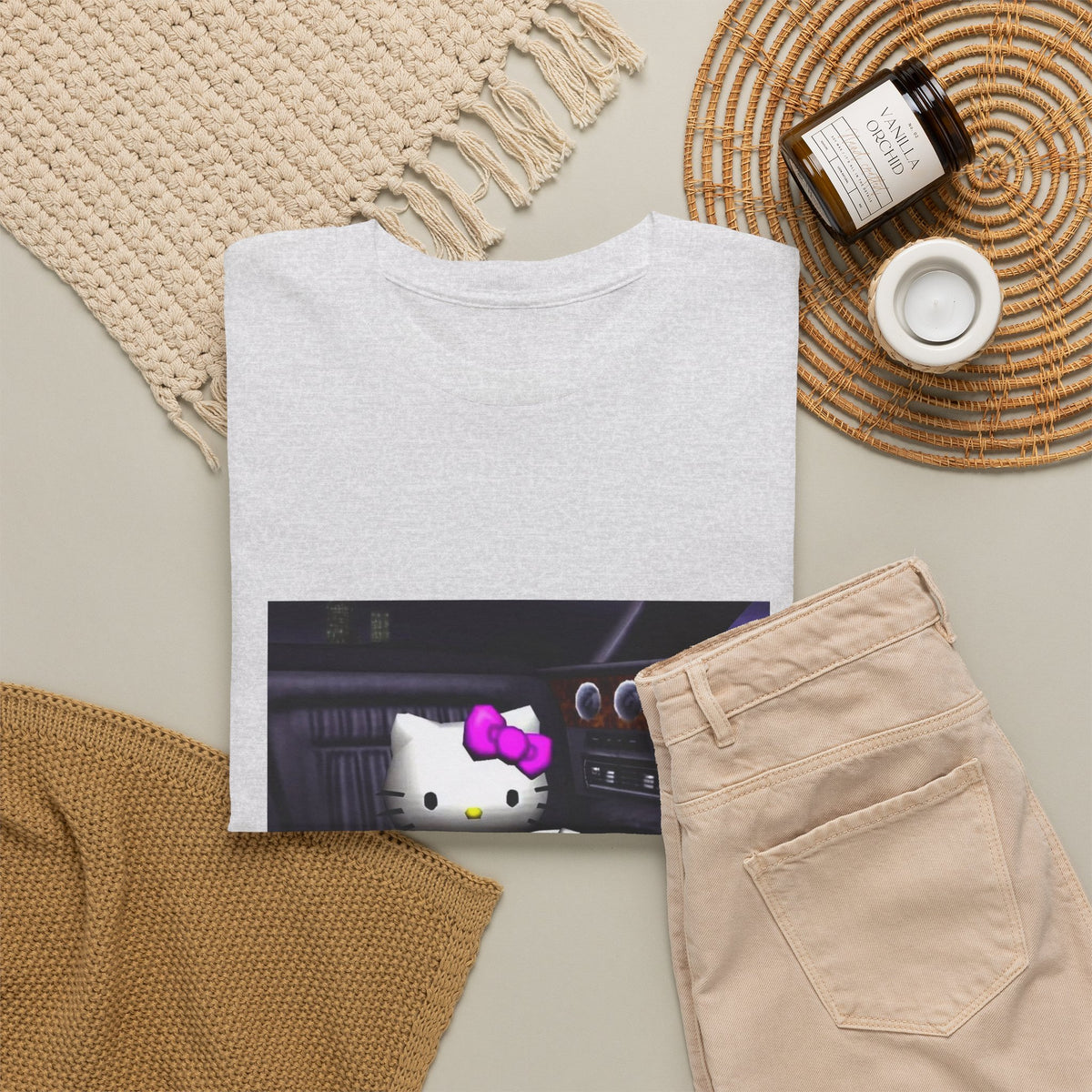 Kitty Pouring Purple Drank In Car Tee