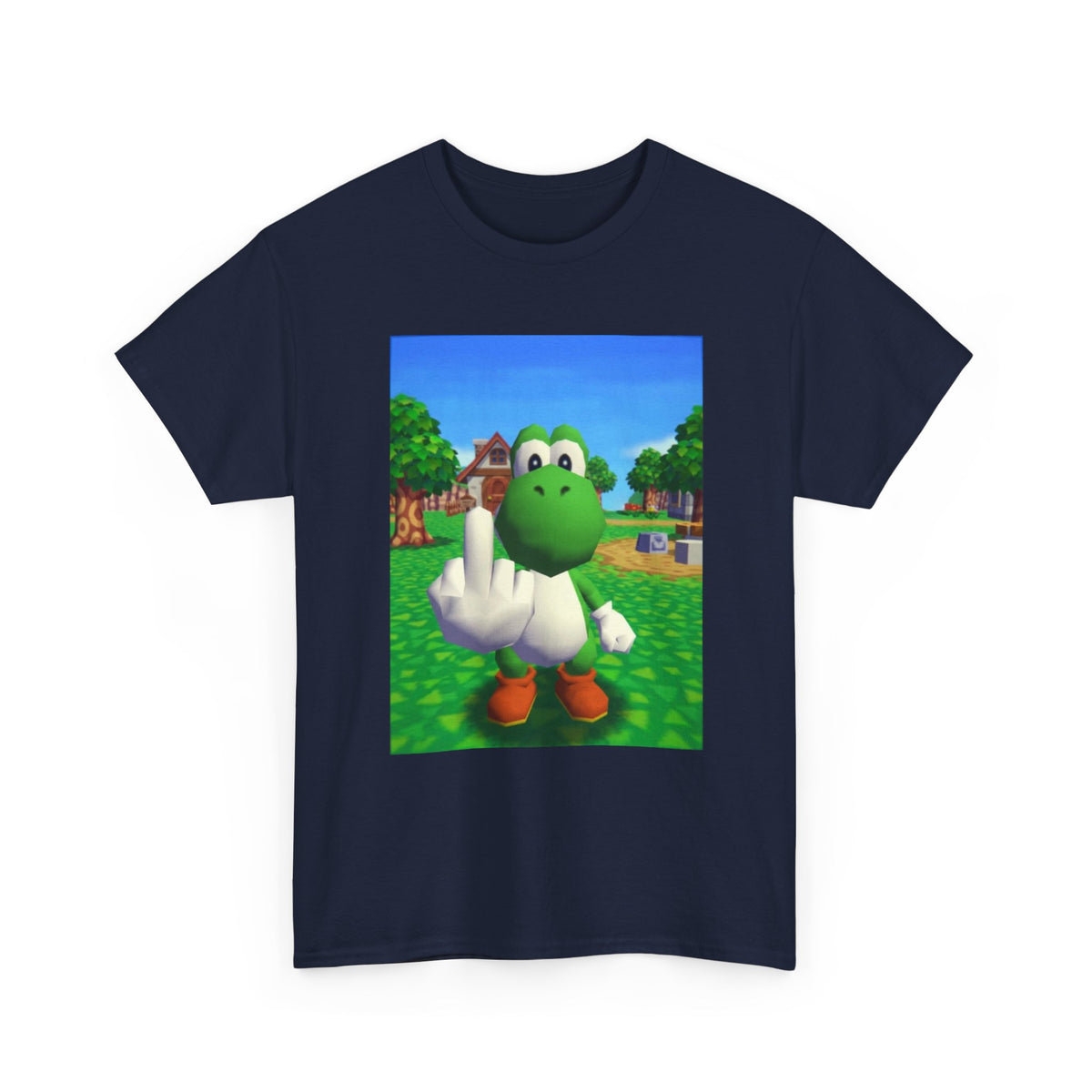 Yoshi Giving The Finger On A Tee