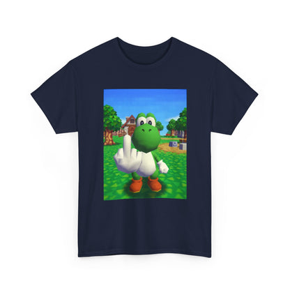 Yoshi Giving The Finger On A Tee