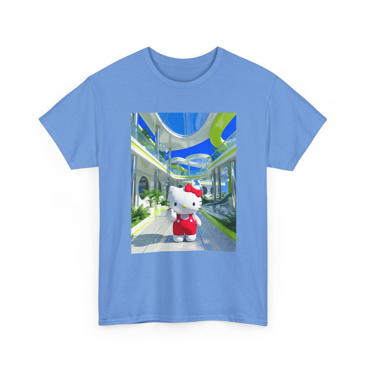 Hello Kitty Flips Off In Future Mall
