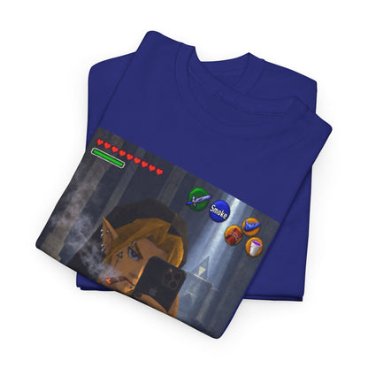 Edgy Link Smoking Selfie Tee