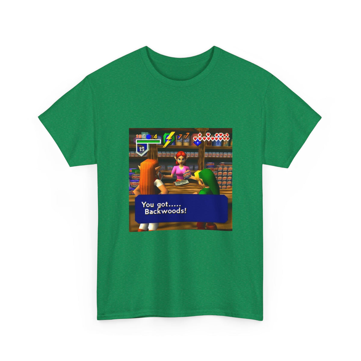 Link Buying Backwoods In Hyrule Shop Tee