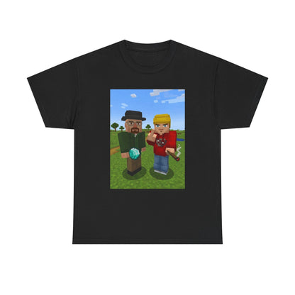 Pixelated Duo In The Green Field Tee