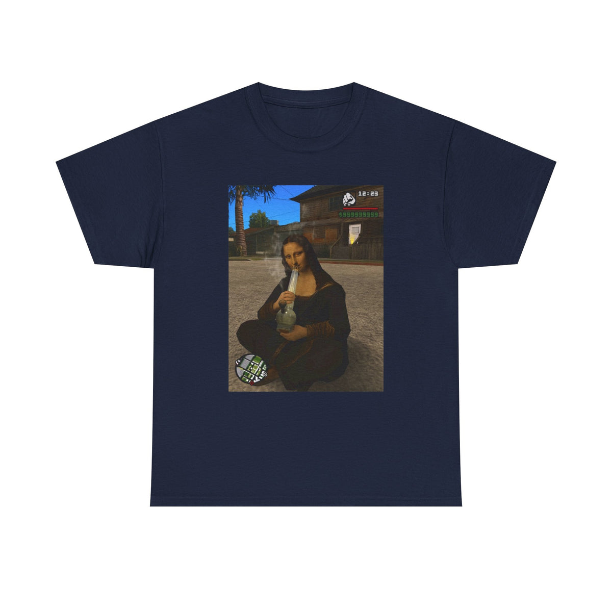 Mona Lisa Hitting The Bong Tee
