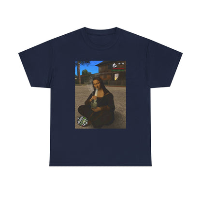 Mona Lisa Hitting The Bong Tee