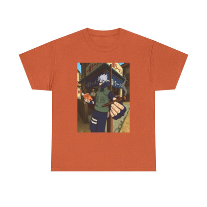 Kakashi Relaxing With Blunt And Book Tee