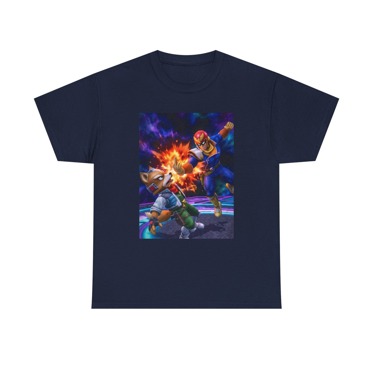Falcon Punch Fox Flipping The Bird Tee