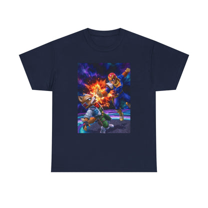 Falcon Punch Fox Flipping The Bird Tee