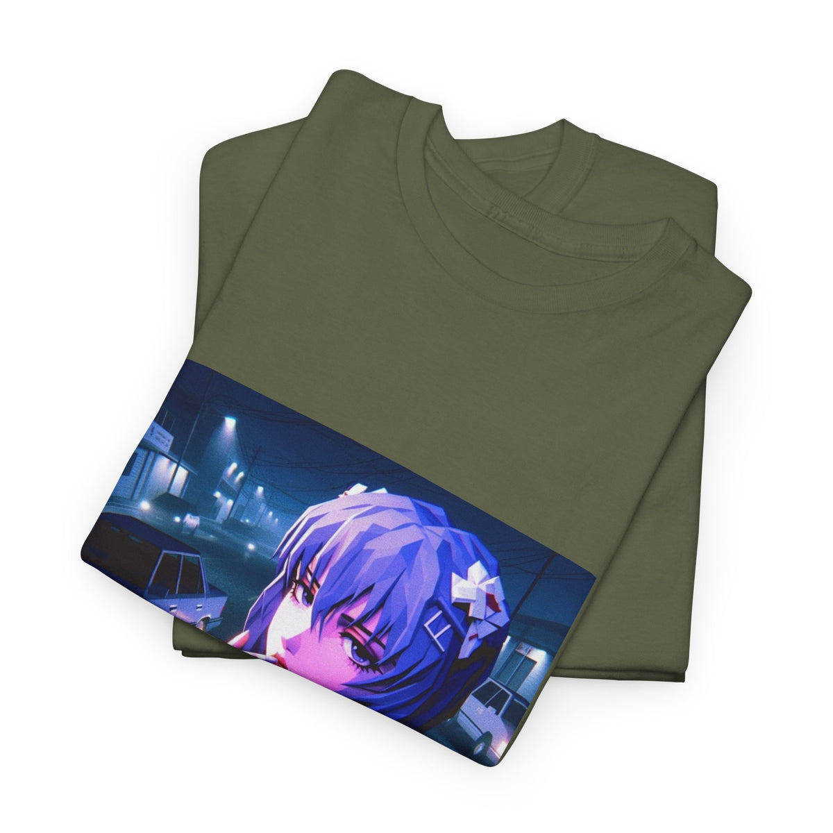 Rei Ayanami Riding GTA Streets Tee