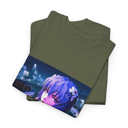 Rei Ayanami Riding GTA Streets Tee