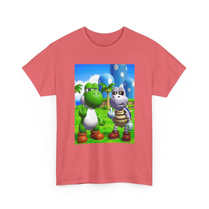 Yoshi And Dry Bones Flipping The Bird