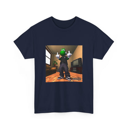 Yoshi Flipping Off In The Living Room Tee