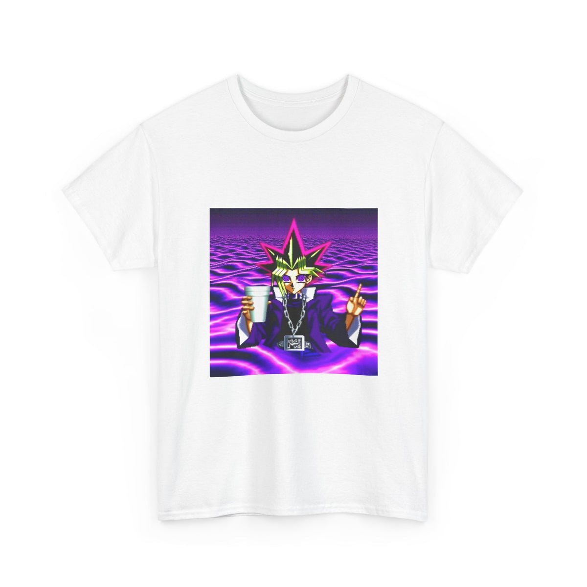 Yami Yugi Sipping Lean In Cyber Purple