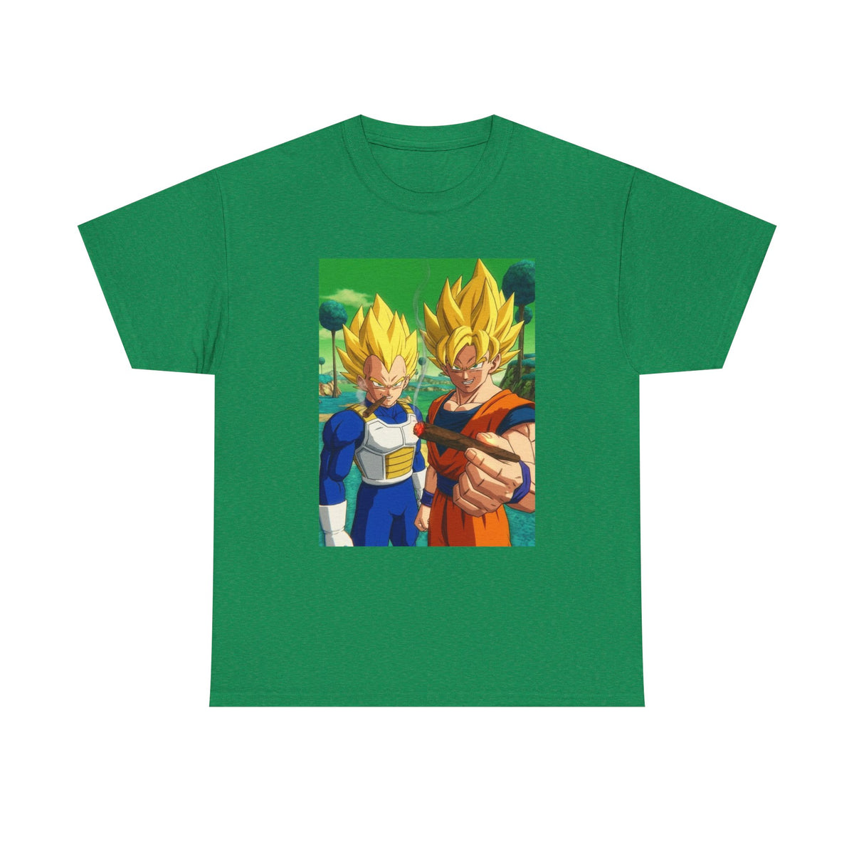 Goku and Vegeta Sharing a Blunt Tee